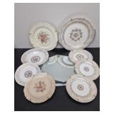 Lot of assorted decorative plates & mirrors
