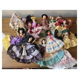 Estate lot of vintage Plastic dolls