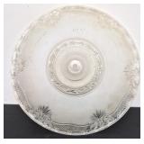 Vintage Etched frosted glass ceiling light