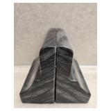 Pair of marble bookends