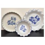 Pfaltzgraff Yorktowne Stoneware Ruffled Edge Dish