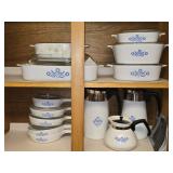 Cabinet Lot of Corning Ware Baking Dishes