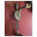 Antique hand drill