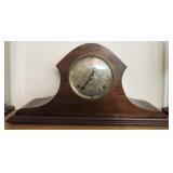 Antique wooden mantel clock