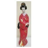 House of Koshu Sayei porcelain geisha decanter
