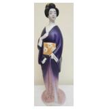 Vintage Ceramic Japanese Geisha Decanter