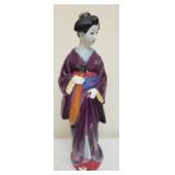 Vintage porcelain Japanese Geisha sake decanter