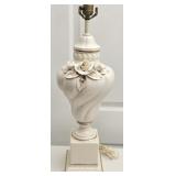 Beautiful Ceramic Rose Pattern Lamp