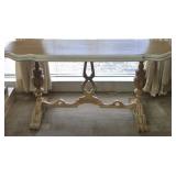 BEAUTIFUL Vintage trestle console table