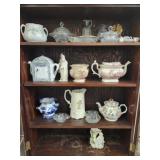 Cabinet lot some Chipped Cracked or Broken