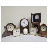 Estate lot of vintage clocks