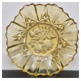 Vintage Pioneer amber glass bowl