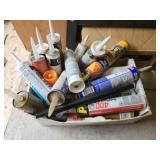 Estate lot of caulk tubes