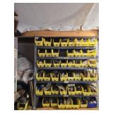 Metal rack with hardware and more