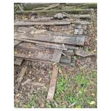 Pile of scrap wood