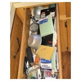 Lot of 2 Kitchen Drawers of Misc Items