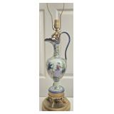 Beautiful Hand Painted Victorian Style Lamp