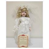 Vintage Collector's Choice porcelain bride doll