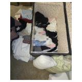 Estate lot of clothes and linens