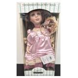 Porcelain Stephanie Seymour Mann collector's doll