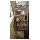 Stacking Plastic Bins FULL of Arts & Crafts Items
