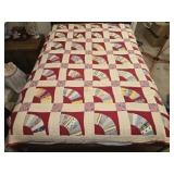 77' by 70' vintage quilt