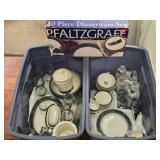 83 pcs of Pfaltzgraff Amalfi Classic Dishes