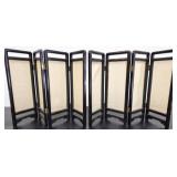 Miniature Asian style folding screen