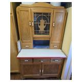 Antique Hoosier Cabinet with Flour Sifter Bin