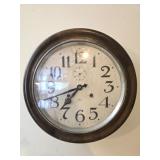 Vintage wind up wall clock