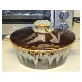 Beautiful Pottery Dish With Lid