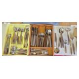 94 pcs  Eldan Japan ELD2 Teak Like MCM Flatware