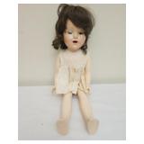Vintage composition style baby doll
