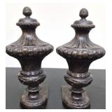 Heavy metal door stoppers or book ends