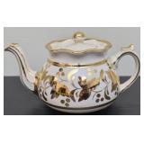 Arthur Wood gold floral patterns and trim Teapot