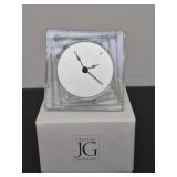 Cristal Durand mini high quality glass desk clock