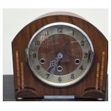 Vintage Art deco Westminster chime mantel clock