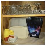 Sherbert Glasses Tupperware Star Wars Bowl Etc