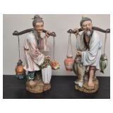Vintage ceramic Japanese 'Mamasan' & 'Papasan'