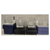 Lot of 4 glass decor