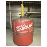 Metal gas can