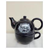 Vintage style ceramic ' Tea for One ' tea set