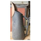 vintage metal pitcher