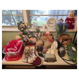Large Estate Lot of Misc Christmas & Home Decor