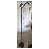 Metal floor lamp