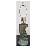 Vintage art deco design table lamp not tested