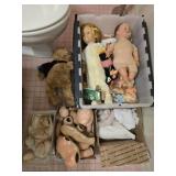 Large estate lot of doll parts
