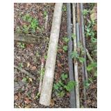 Lot of metal and pvc pipe