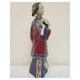 Highly detailed Chinese Shiwan porcelain doll