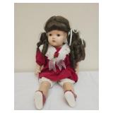 Vintage style porcelain collectible doll